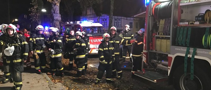 Brand eines Schuppens in der Heidenheimer Straße