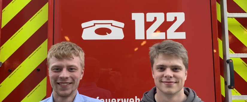 2 neue Mitglieder für die Feuerwehr Wagram!