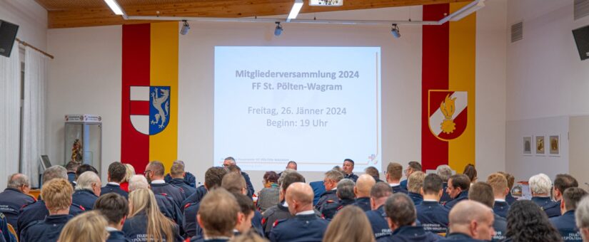 Mitgliederversammlung 2024 bei der FF St. Pölten-Wagram