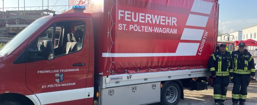 Neues Versorgungsfahrzeug der FF St. Pölten-Wagram: Unverzichtbar im Hochwassereinsatz 2024