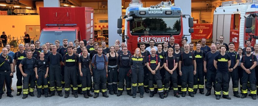 Unterabschnittsübung in St. Pölten-Wagram – Brand in der Landesgesundheitsagentur