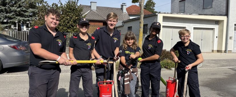 Feuerwehrjugend beim Wagramer Michaeli-Kirtag